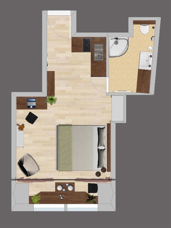 ⭑ Comfy Vip Studio In The Center With Netflix Бърно Екстериор снимка